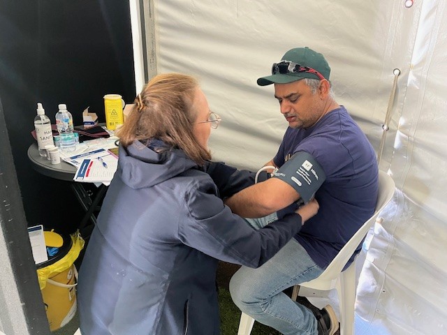 122 free heart health checks were delivered at Champs 2026.